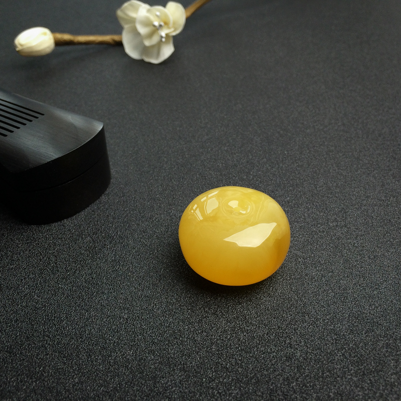 波罗的海蜜蜡平安扣吊坠-红掌柜