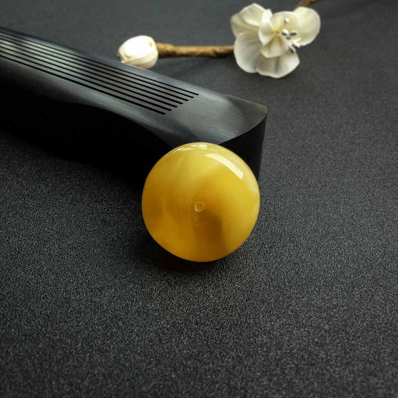 波罗的海天然蜜蜡平安扣吊坠-红掌柜