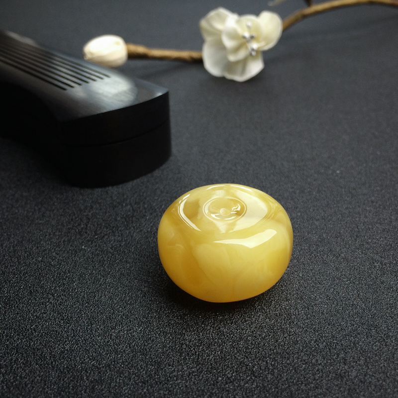 波罗的海蜜蜡平安扣吊坠-红掌柜