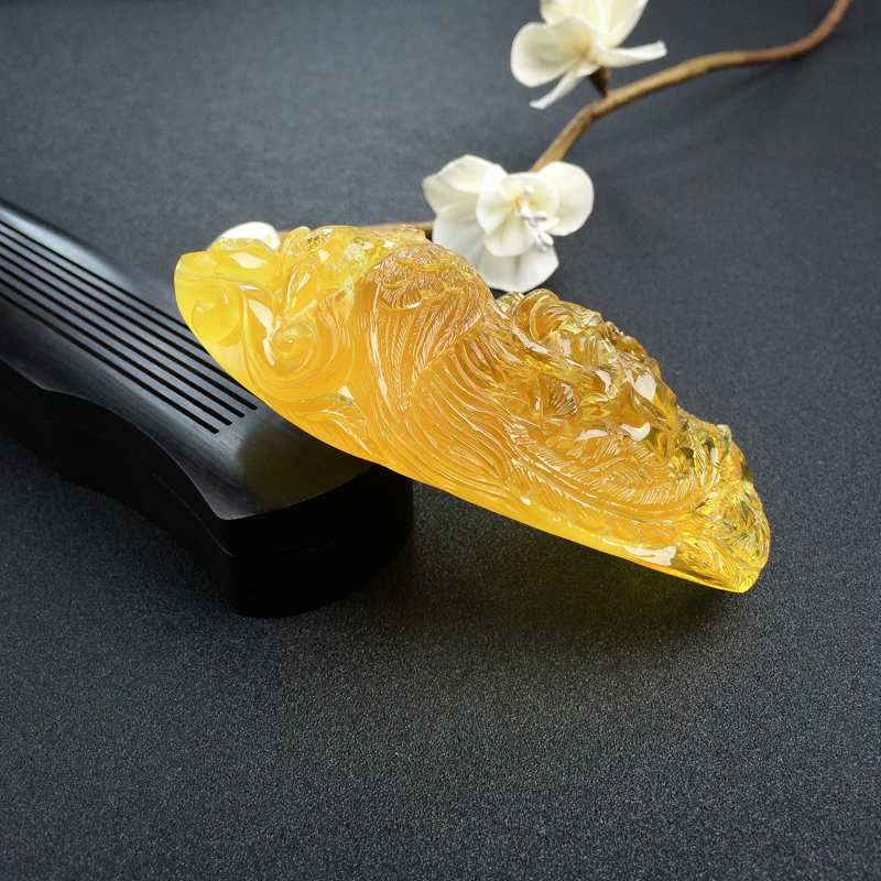 波罗的海天然褐红金绞蜜蜜蜡吊坠-红掌柜