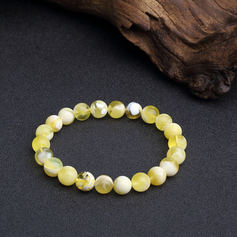 波罗的海天然鸡油黄蜜蜡手串 - 红掌柜