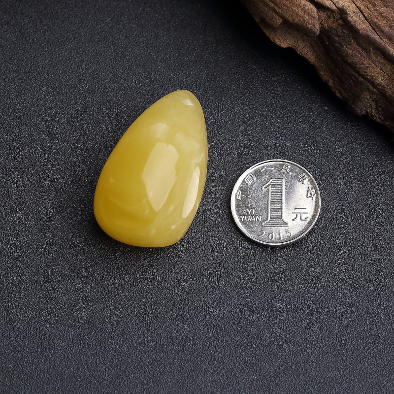 天然鸡油黄蜜蜡吊坠 - 红掌柜