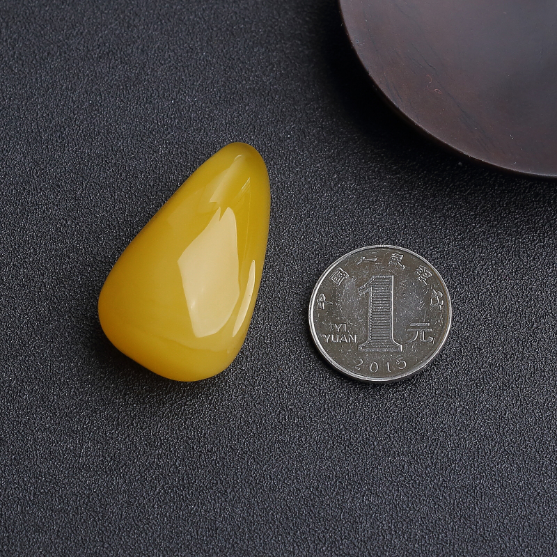 天然鸡油黄蜜蜡吊坠 - 红掌柜