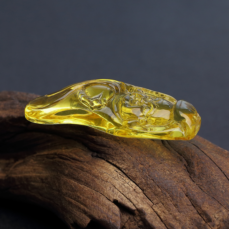 缅甸金珀吊坠 - 红掌柜