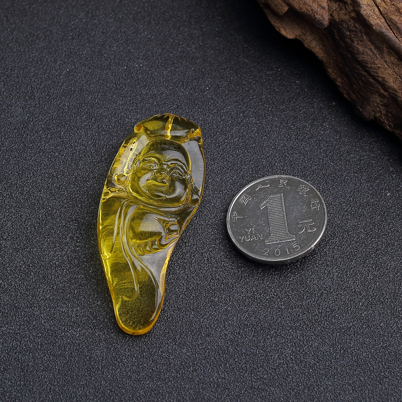 金珀挂坠 - 红掌柜