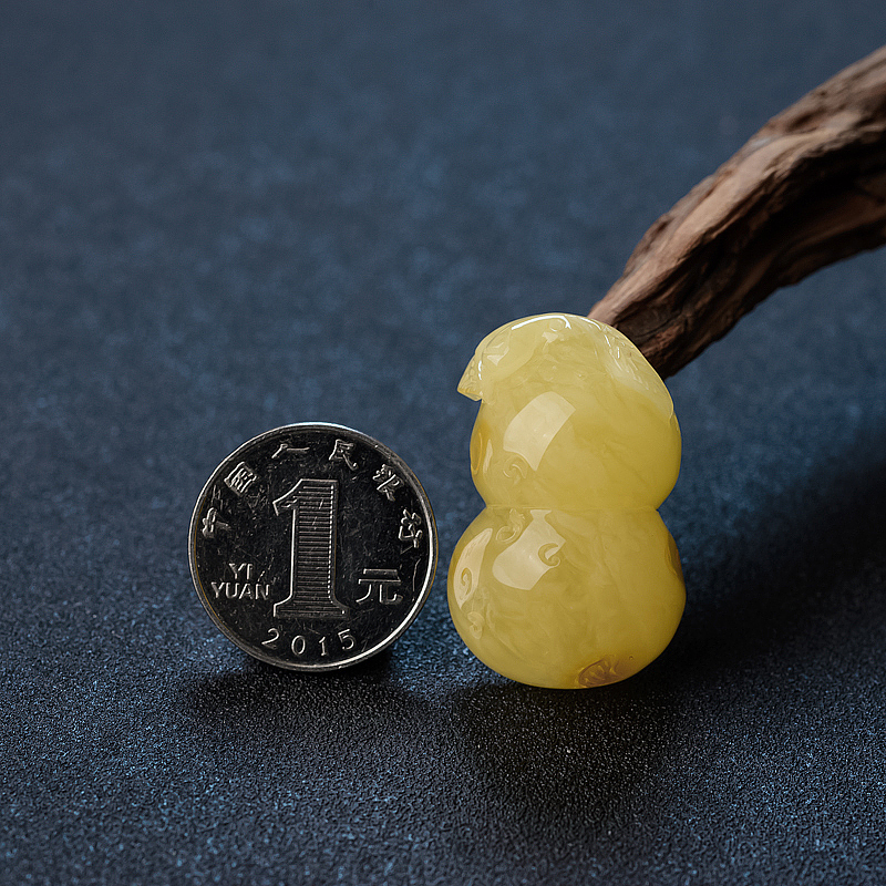 波罗的海柠檬黄蜜蜡吊坠-红掌柜