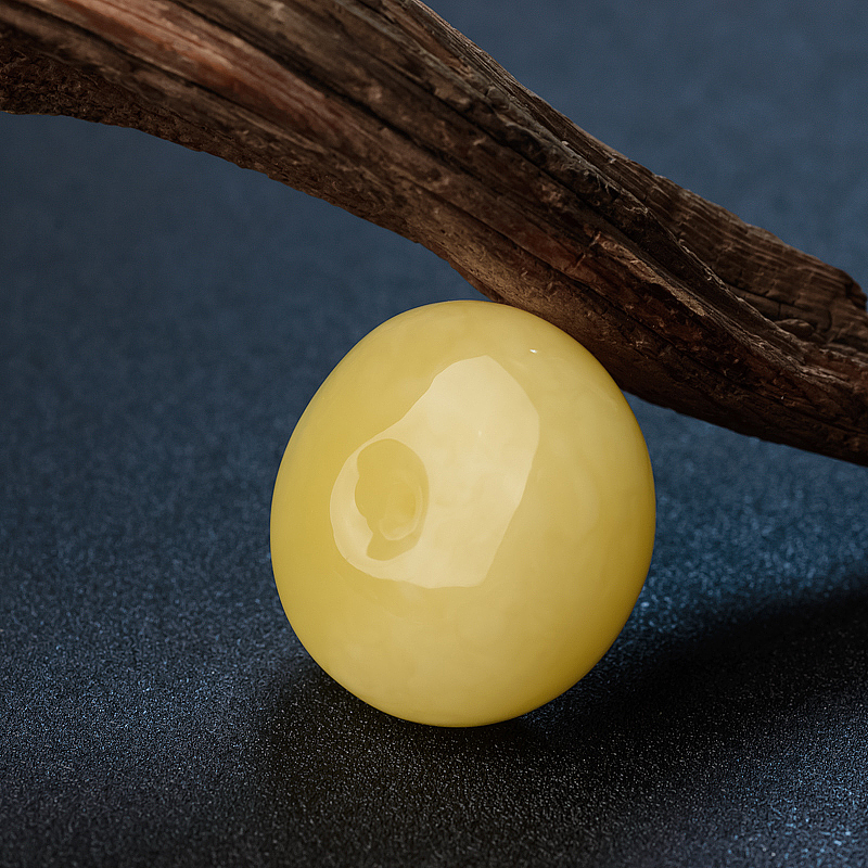 天然柠檬黄蜜蜡平安扣吊坠 - 红掌柜