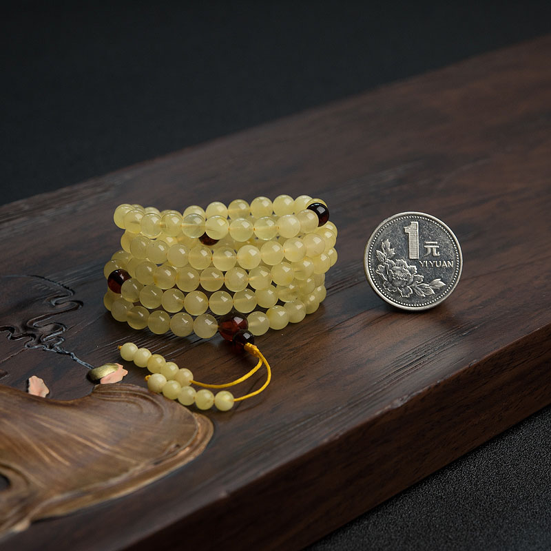 波罗的海蜜蜡108手串 - 红掌柜