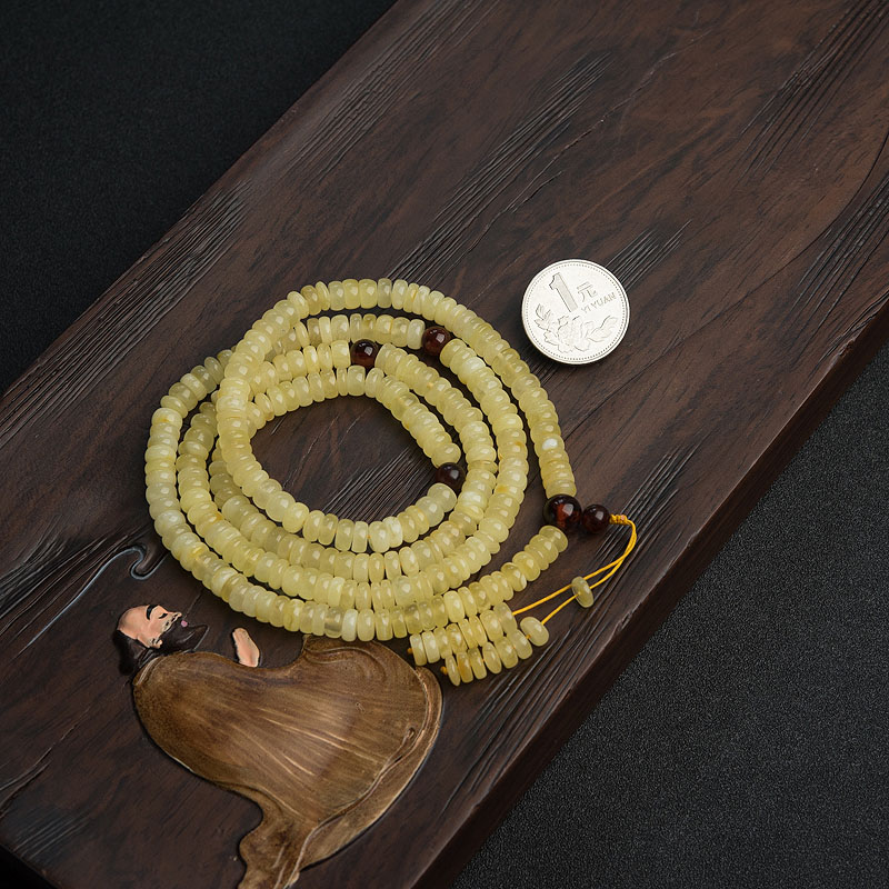 天然蜜蜡项链 - 红掌柜