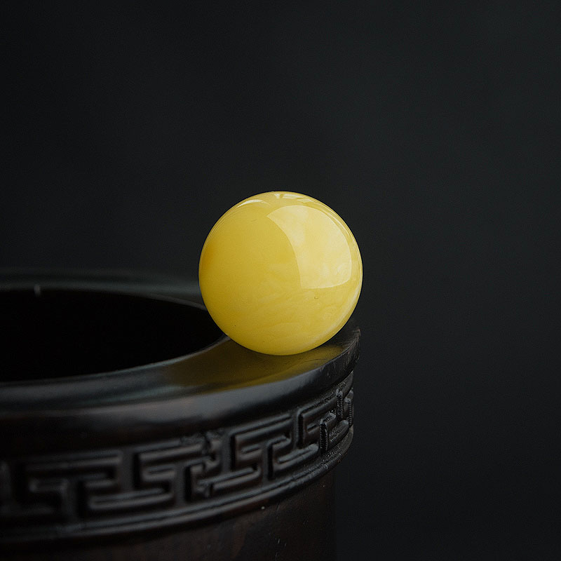 白花蜜蜡圆珠-红掌柜