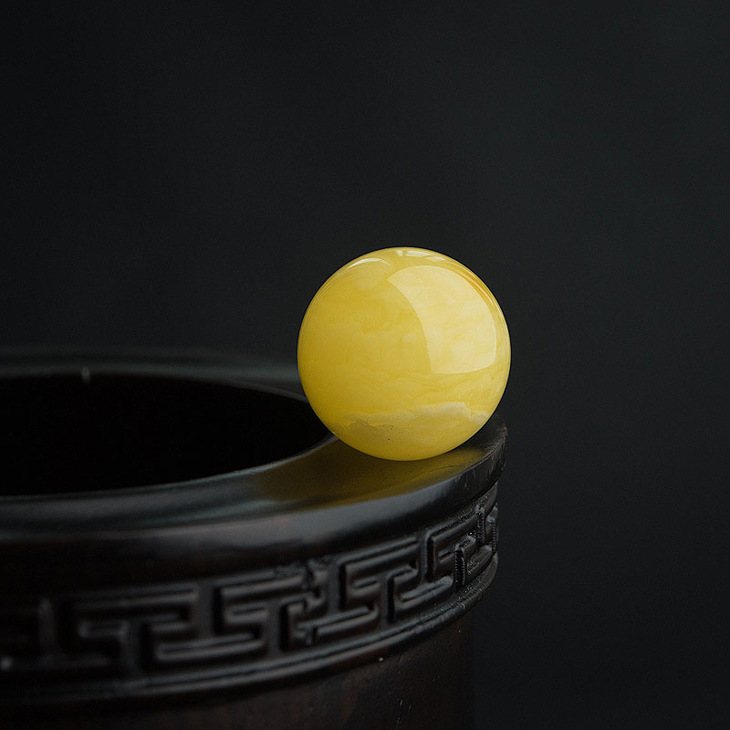 21mm白花蜜圆珠-红掌柜