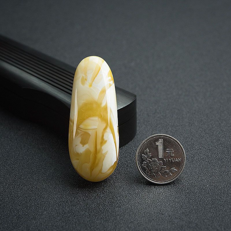 天然蜜蜡随形吊坠-红掌柜