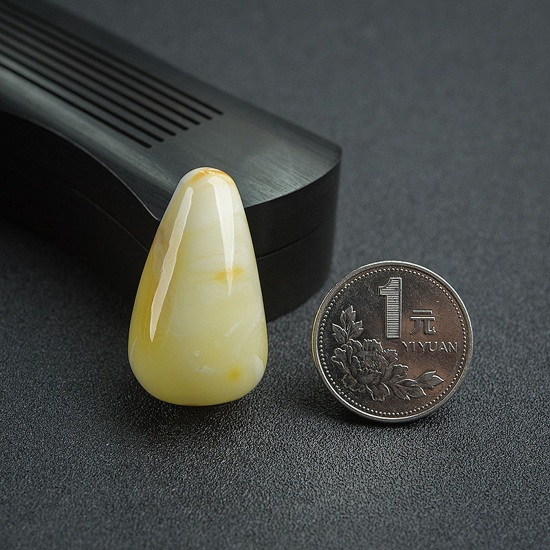 蜜蜡水滴-红掌柜