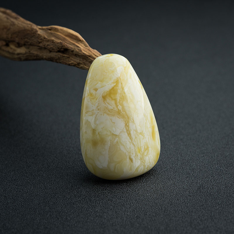 天然白花蜜随形吊坠 - 红掌柜