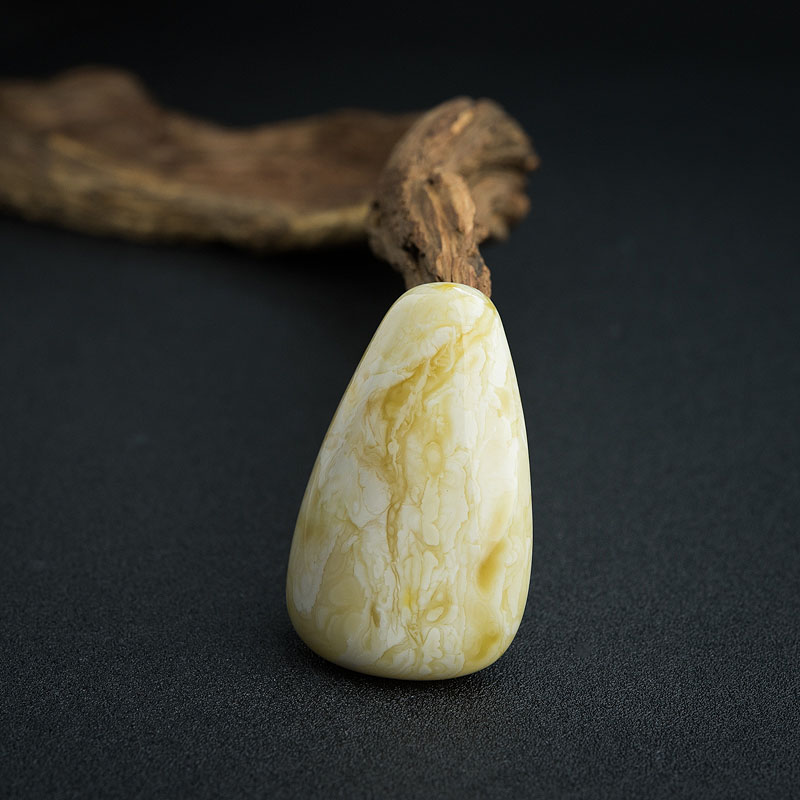 白花蜜随形吊坠 - 红掌柜