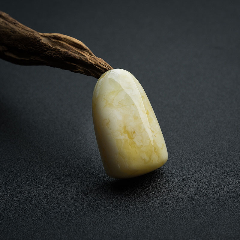 天然白花蜜随形吊坠 - 红掌柜