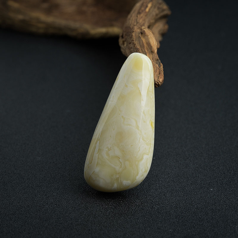 白花蜜随形吊坠 - 红掌柜