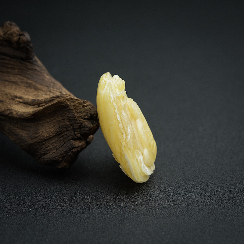 蜜蜡吊坠-红掌柜