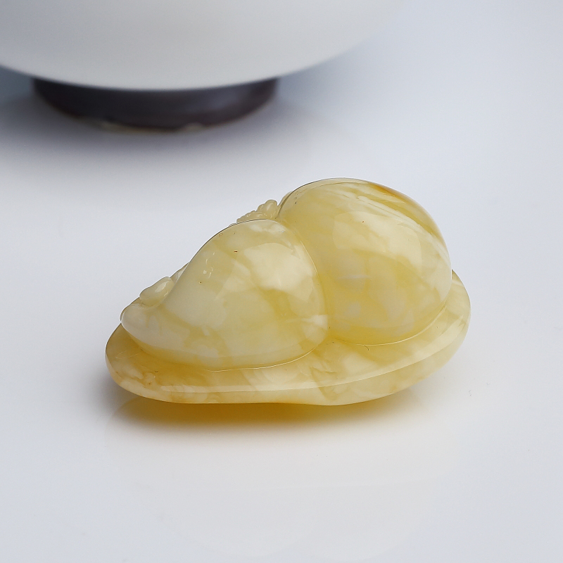 白花蜜蜜蜡葫芦吊坠-红掌柜