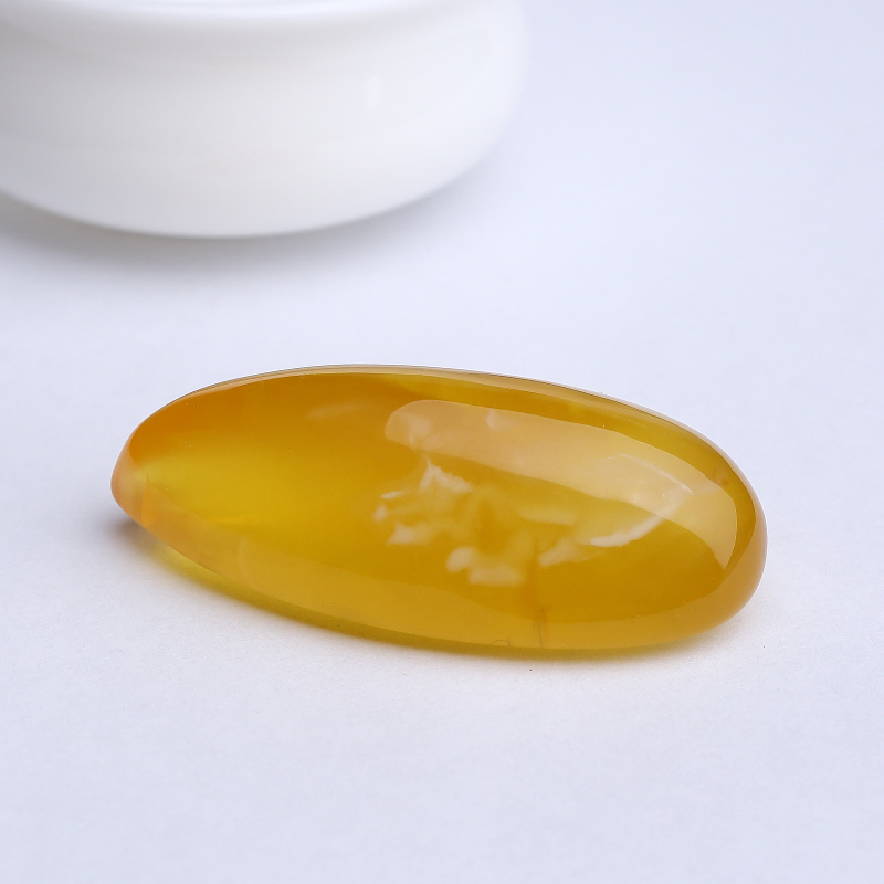 鸡油黄金绞蜜随形吊坠-红掌柜