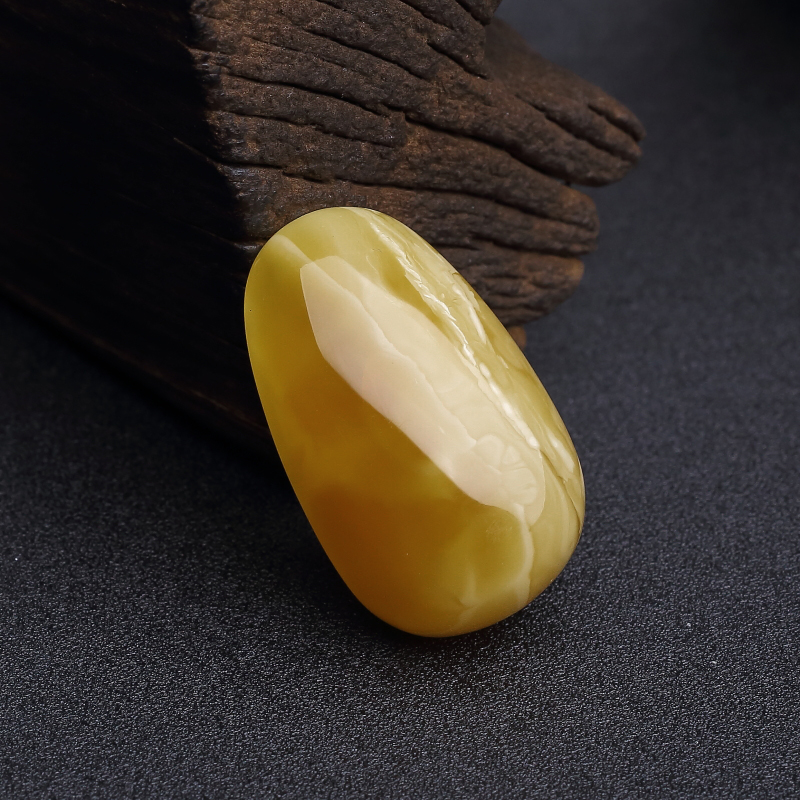 波罗的海白花蜜蜡随形吊坠-红掌柜