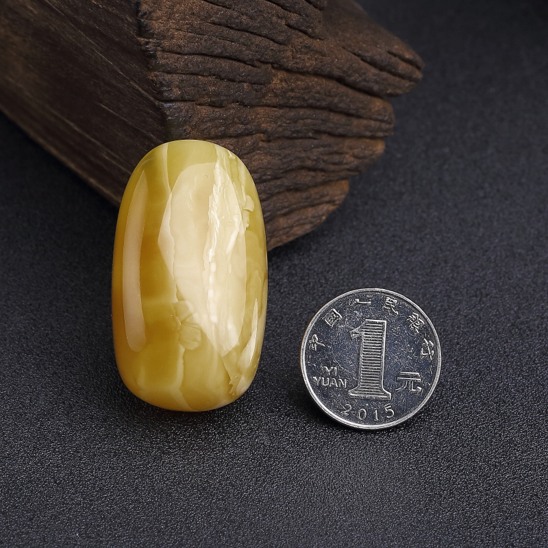 白花蜜蜡随形吊坠-红掌柜