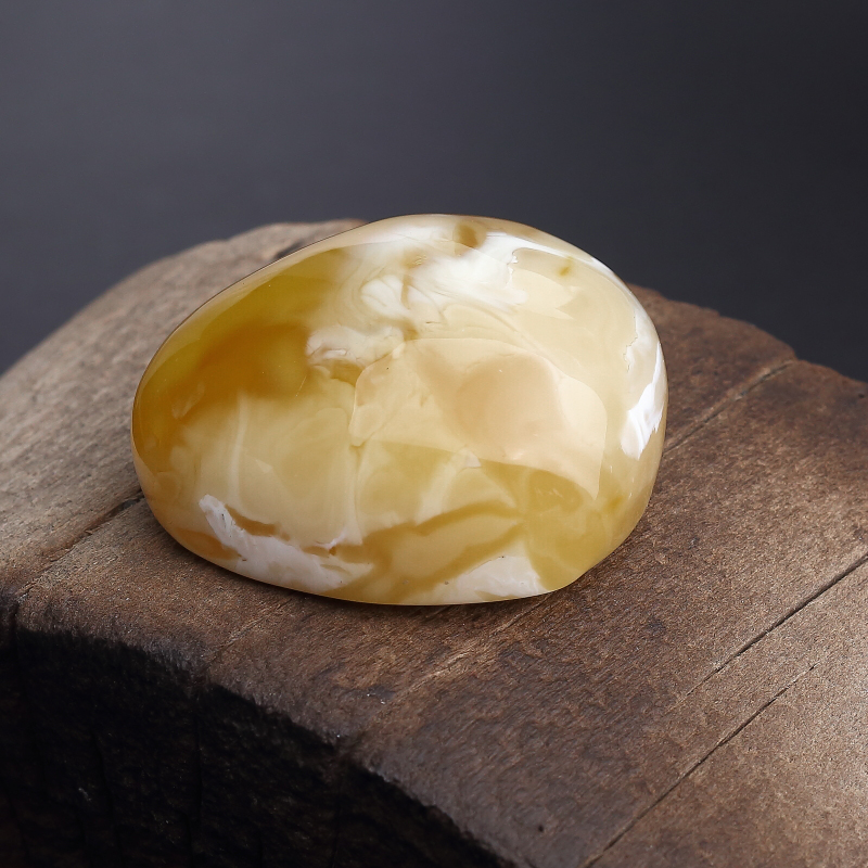 白花蜜蜡心形吊坠-红掌柜