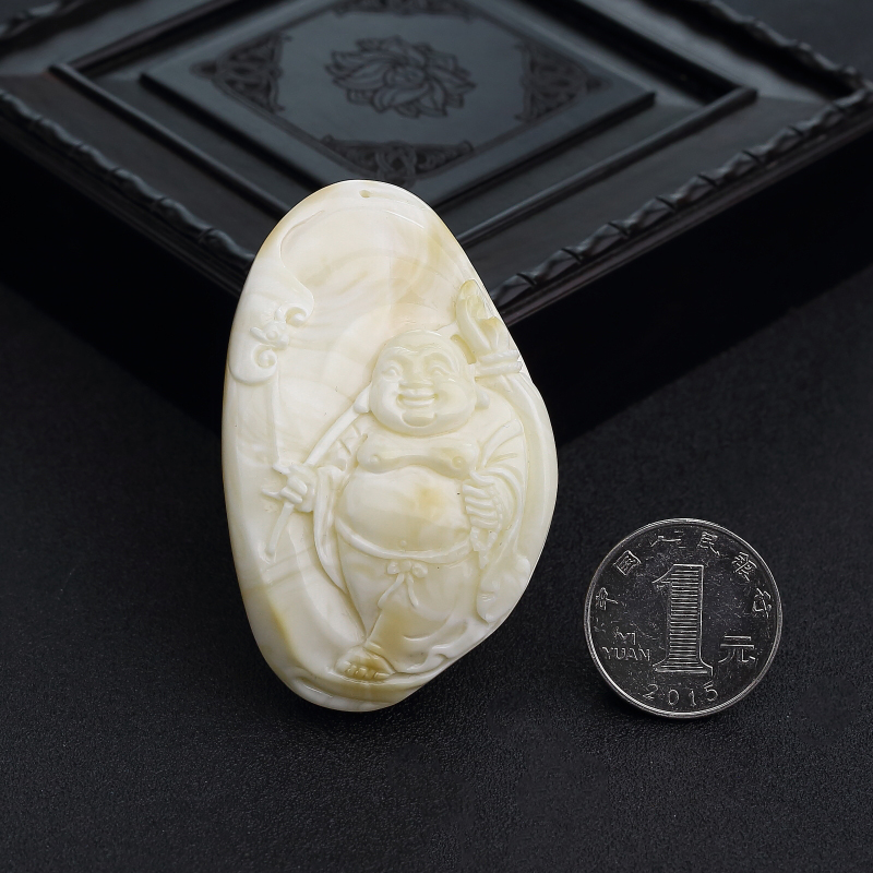 波罗的海象牙白白蜜吊坠-红掌柜