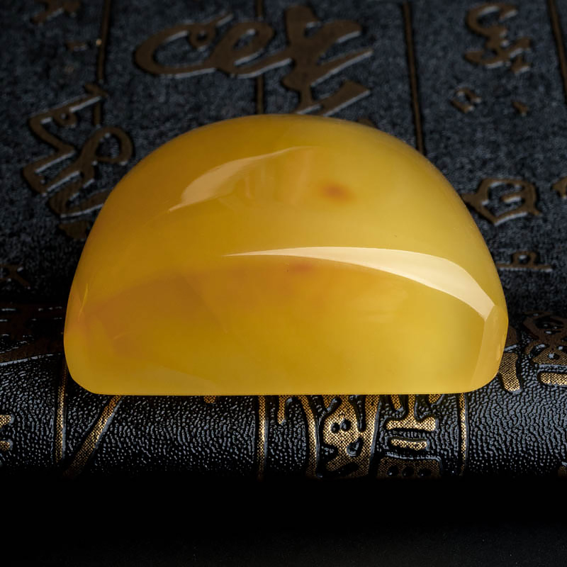 满蜜蜜蜡牌形吊坠-红掌柜珠宝