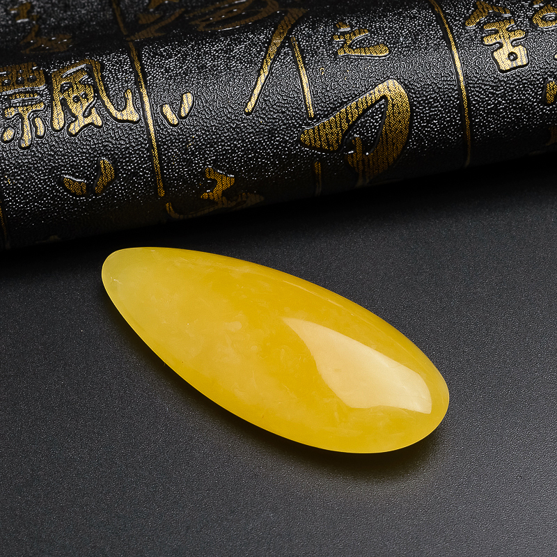 天然蜜蜡水滴-红掌柜珠宝