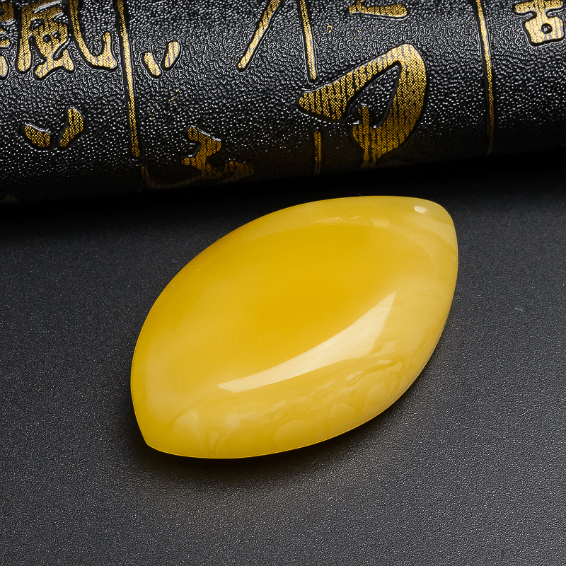 波罗的海鸡油黄满蜜水滴-红掌柜珠宝