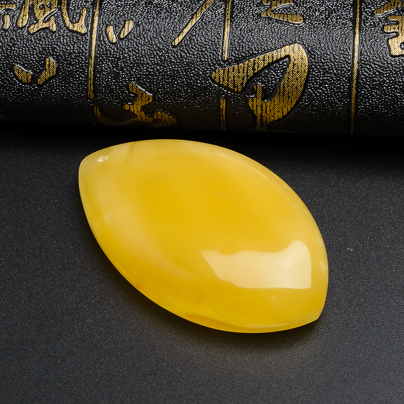 鸡油黄蜜蜡水滴吊坠-红掌柜珠宝