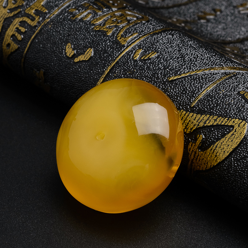 金包蜜蜜蜡吊坠-红掌柜珠宝