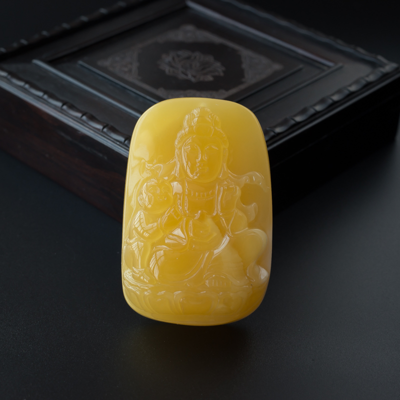 鸡油黄蜜蜡-红掌柜