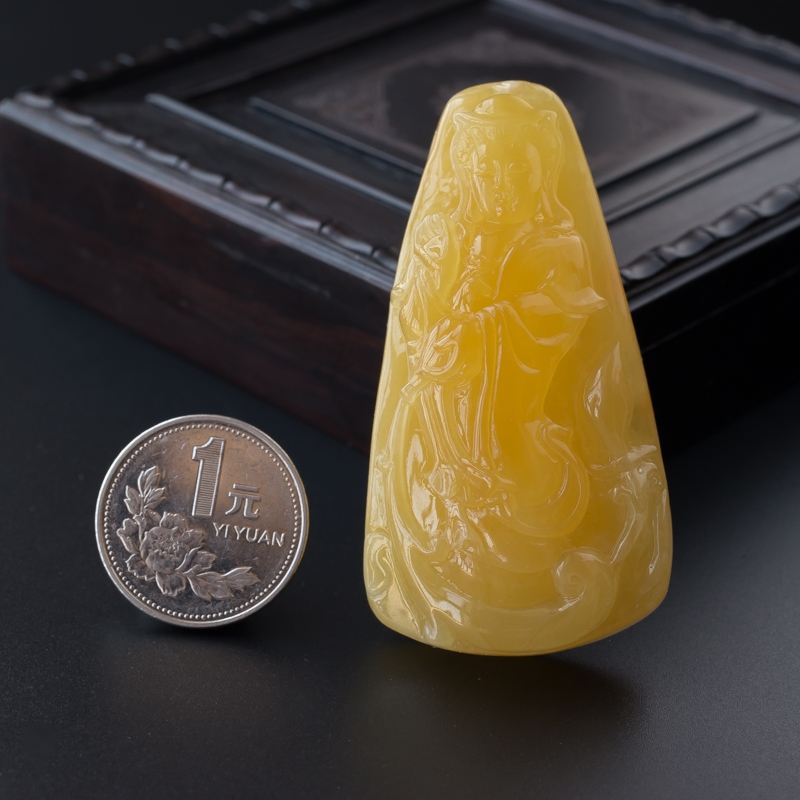 蜜蜡观音-红掌柜