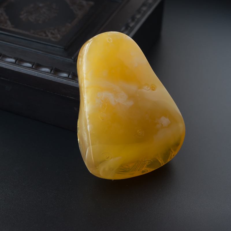 蜜蜡吊坠-红掌柜