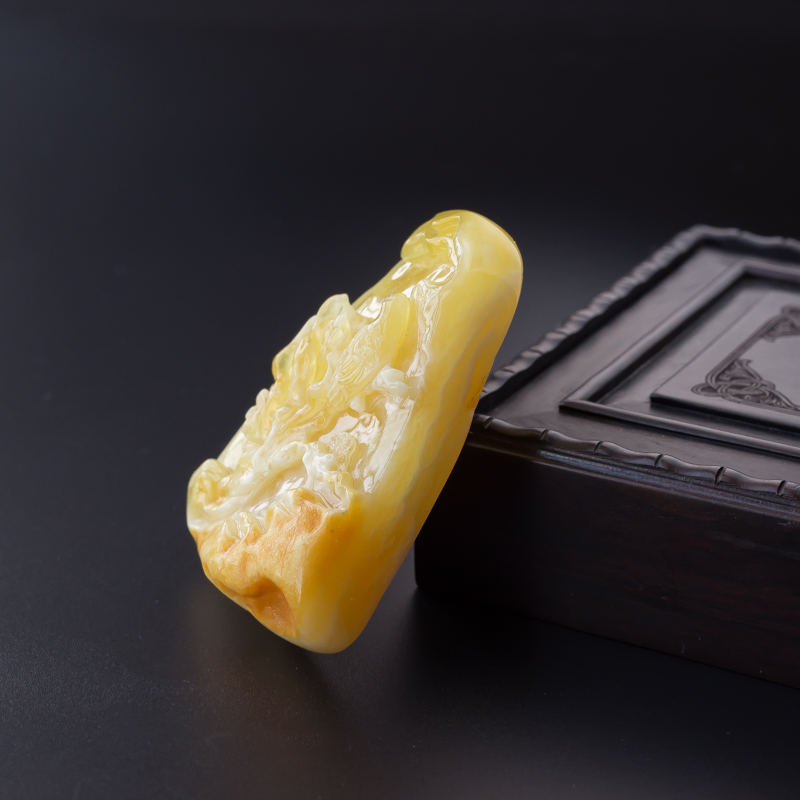 蜜蜡吊坠-红掌柜