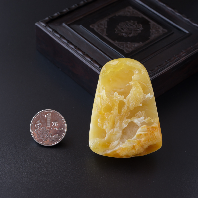 波罗的海蜜蜡吊坠-红掌柜