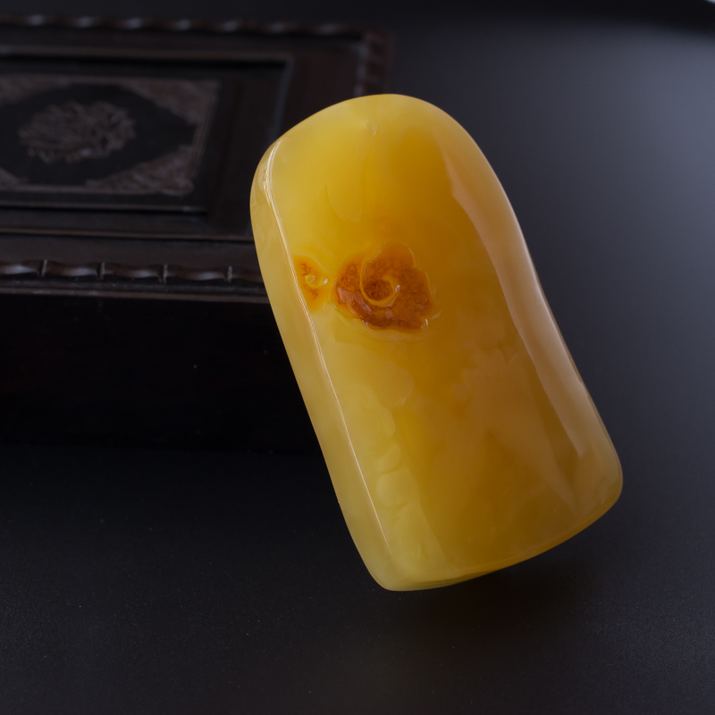 蜜蜡吊坠-红掌柜