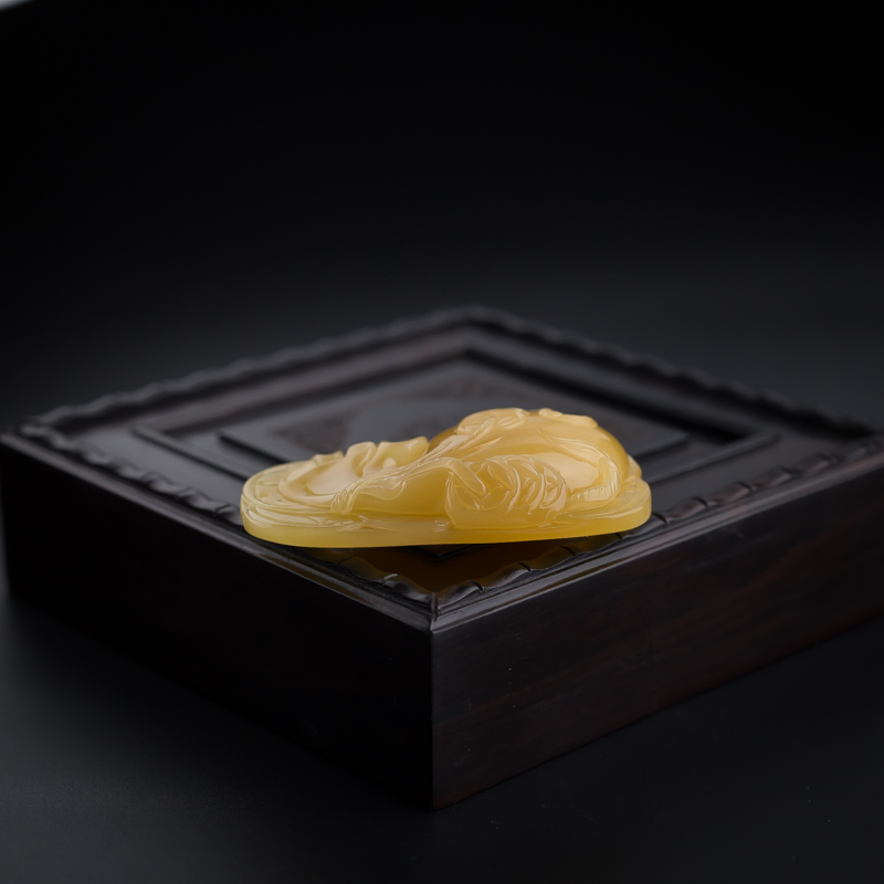 蜜蜡钱袋吊坠 - 红掌柜