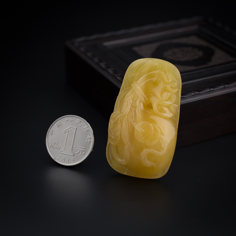 波罗的海蜜蜡吊坠 - 红掌柜