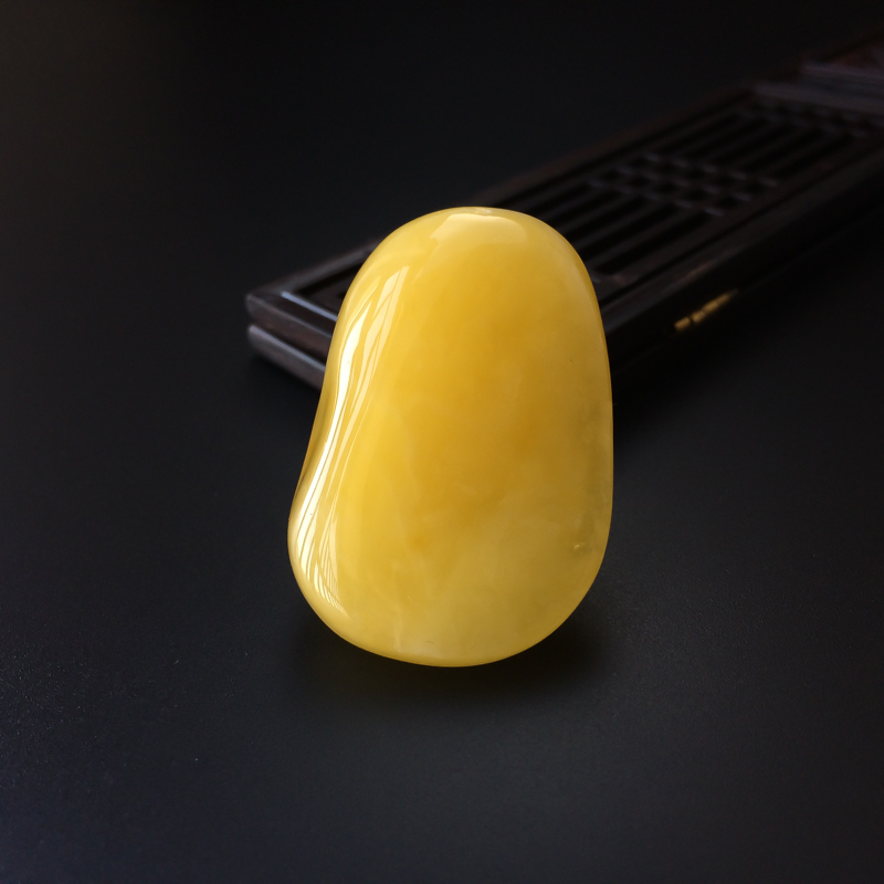 波罗的海天然蜜蜡龙吊坠-红掌柜