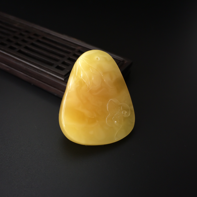 波罗的海天然蜜蜡凤凰吊坠-红掌柜