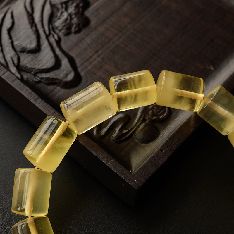 波罗的海天然金绞蜜蜜蜡手串 - 红掌柜