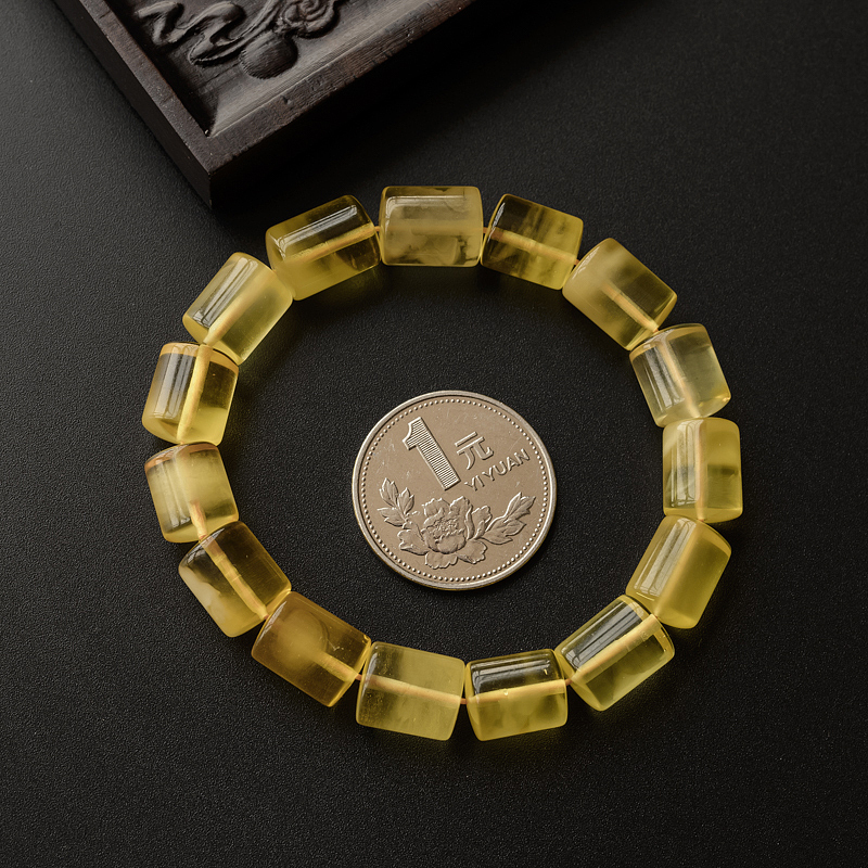 波罗的海蜜蜡桶珠手串 - 红掌柜