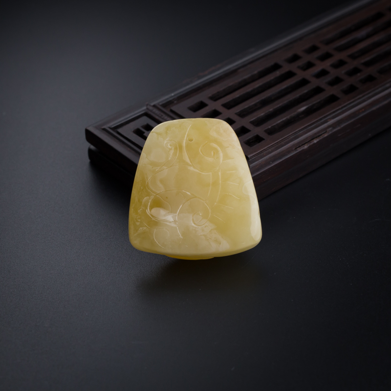 天然满蜜蜜蜡猴子吊坠-红掌柜