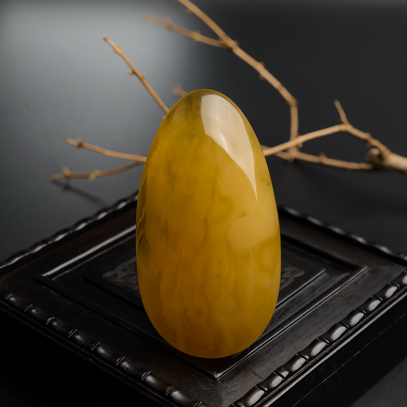 波罗的海天然鸡油黄蜜蜡随形吊坠 - 红掌柜