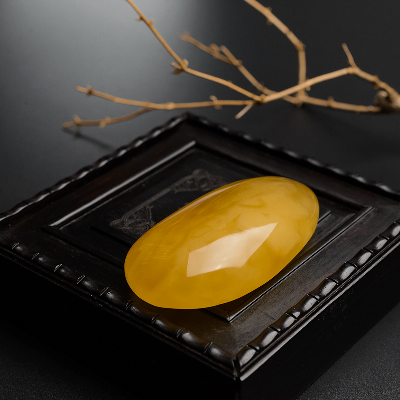 波罗的海鸡油黄蜜蜡吊坠 - 红掌柜