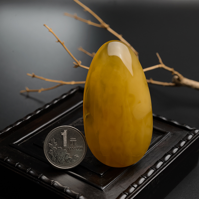 蜜蜡吊坠 - 红掌柜