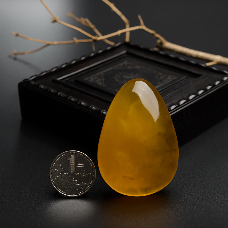 蜜蜡吊坠 - 红掌柜